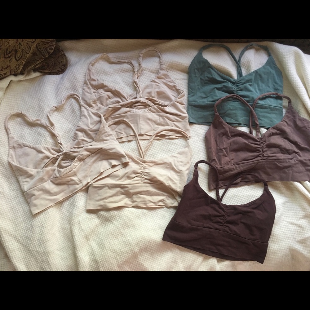 Organic cotton bralette bundle: Una Pluma - bra